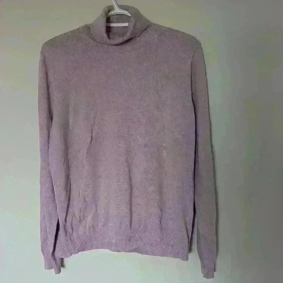 Northern Reflections, Turtle Neck, long sleeve, Lavender, Size  Large - Picture 1 of 10